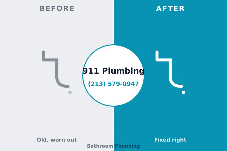 Before and after: plumbing company Hopkins, SC